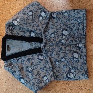 Gianni Valentino Vintage Japanese Quilted Hanten Jacket Size L NWOT